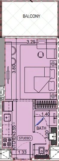 Binghatti Binghatti Vintage floor plan