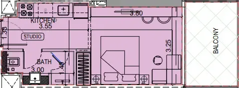 Binghatti Binghatti Vintage floor plan