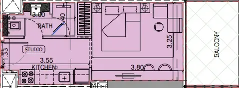 Binghatti Binghatti Vintage floor plan