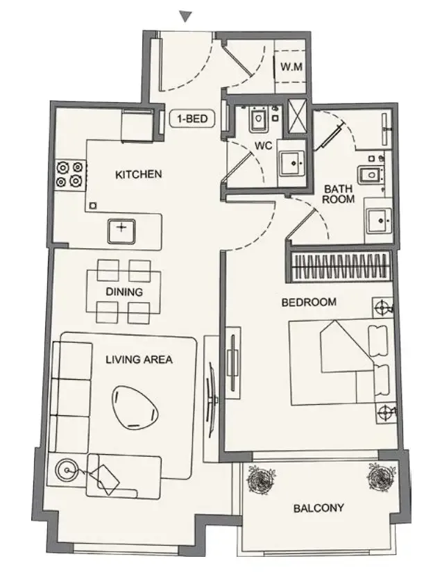 Binghatti Binghatti Wraith floor plan