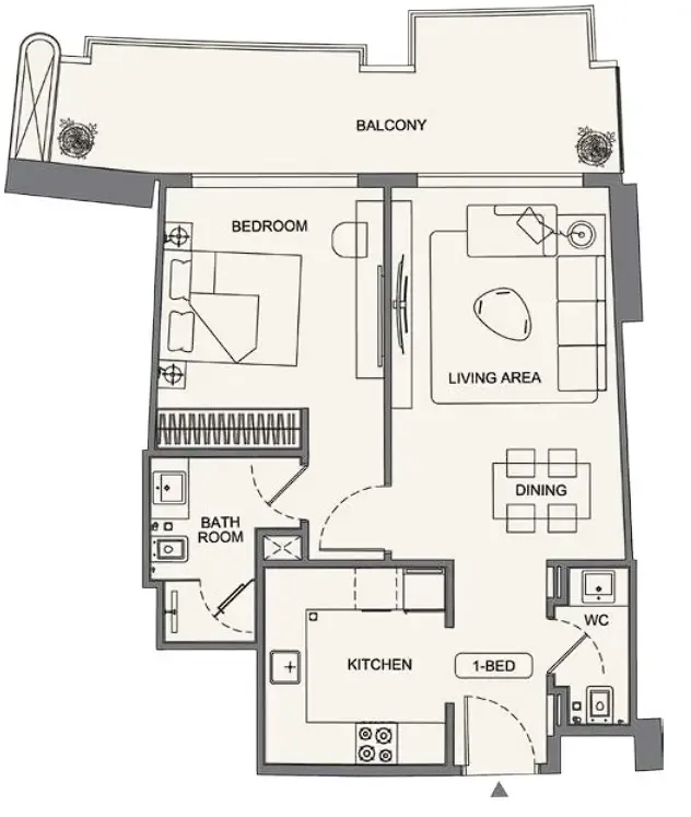 Binghatti Binghatti Wraith floor plan