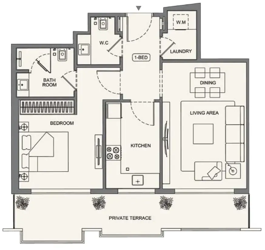 Binghatti Binghatti Wraith floor plan