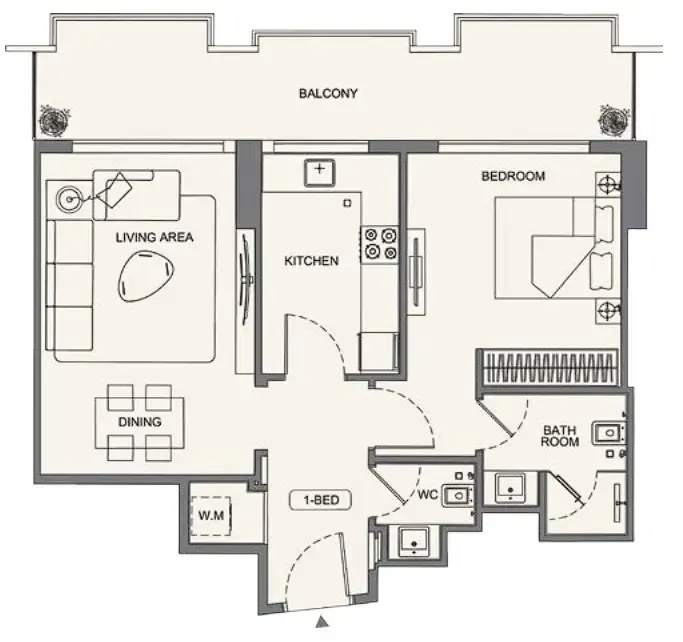 Binghatti Binghatti Wraith floor plan