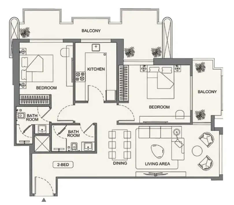 Binghatti Binghatti Wraith floor plan