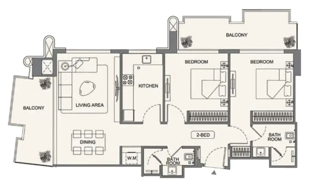 Binghatti Binghatti Wraith floor plan