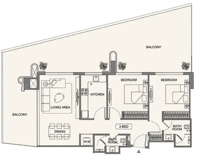 Binghatti Binghatti Wraith floor plan