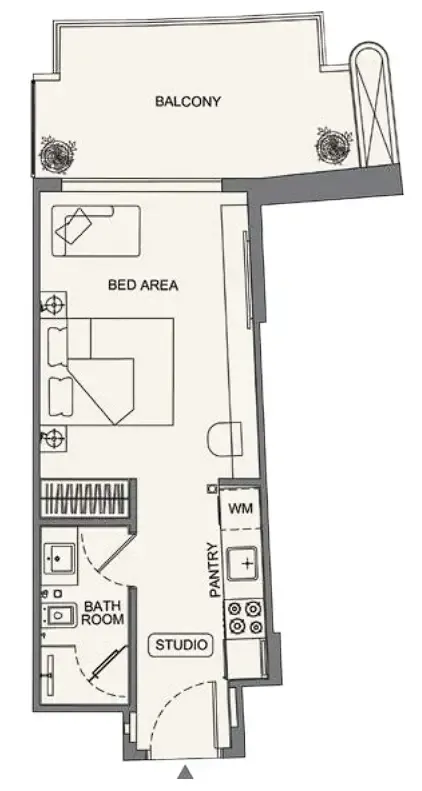 Binghatti Binghatti Wraith floor plan