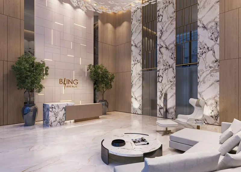 Lobby at Bling Avenue 1 in Dubai South Dubai