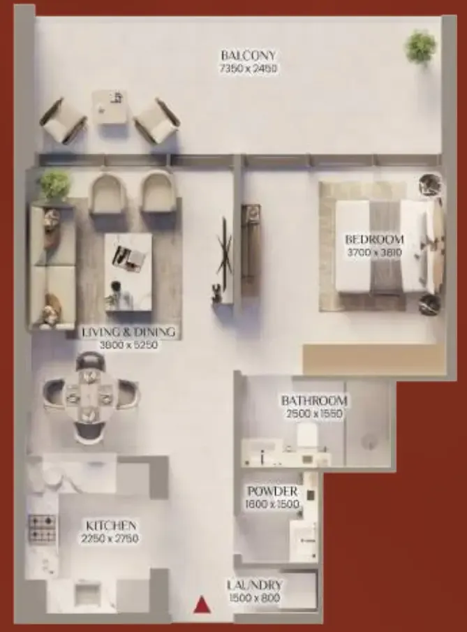 Grid Realty Bliss Tower floor plan
