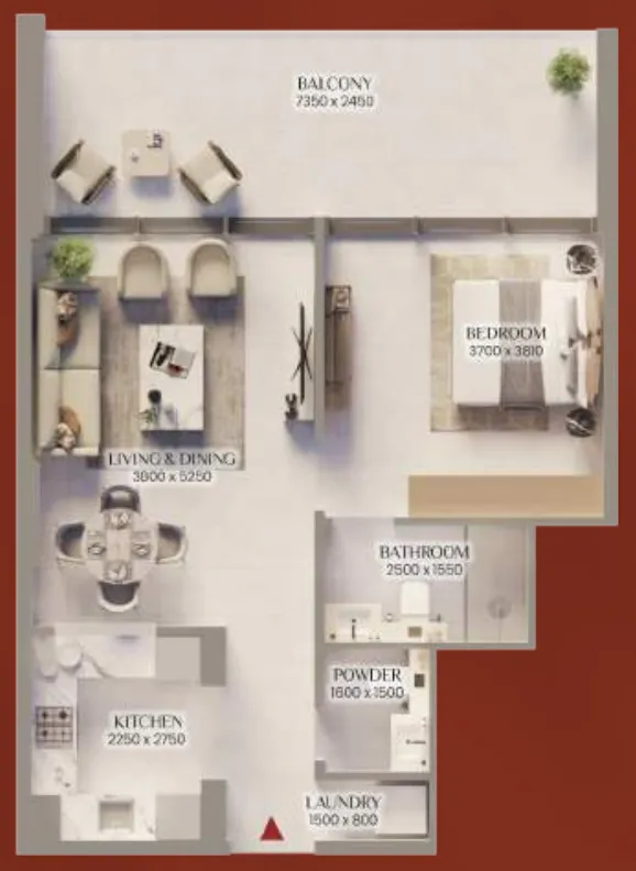 Grid Realty Bliss Tower floor plan