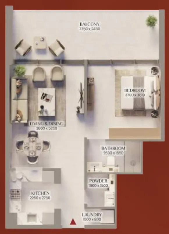 Grid Realty Bliss Tower floor plan
