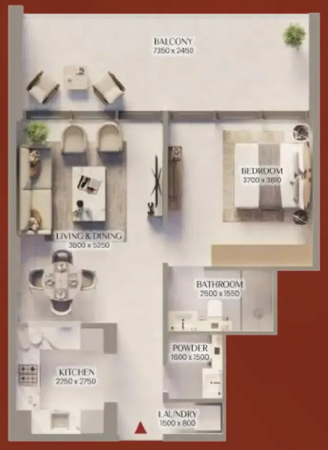 Grid Realty Bliss Tower floor plan