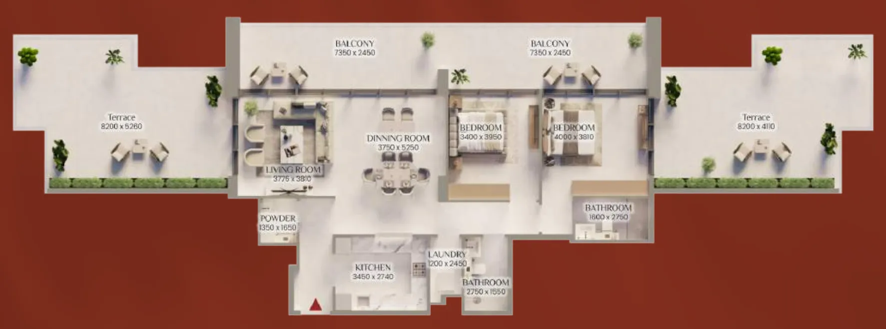 Grid Realty Bliss Tower floor plan