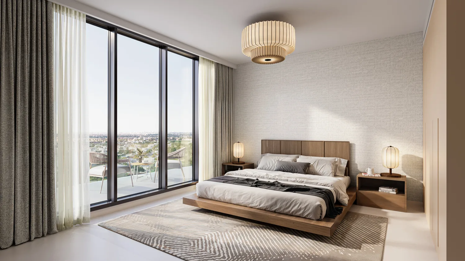 Interior at Bliss Tower in Dubailand Residence Complex Dubai