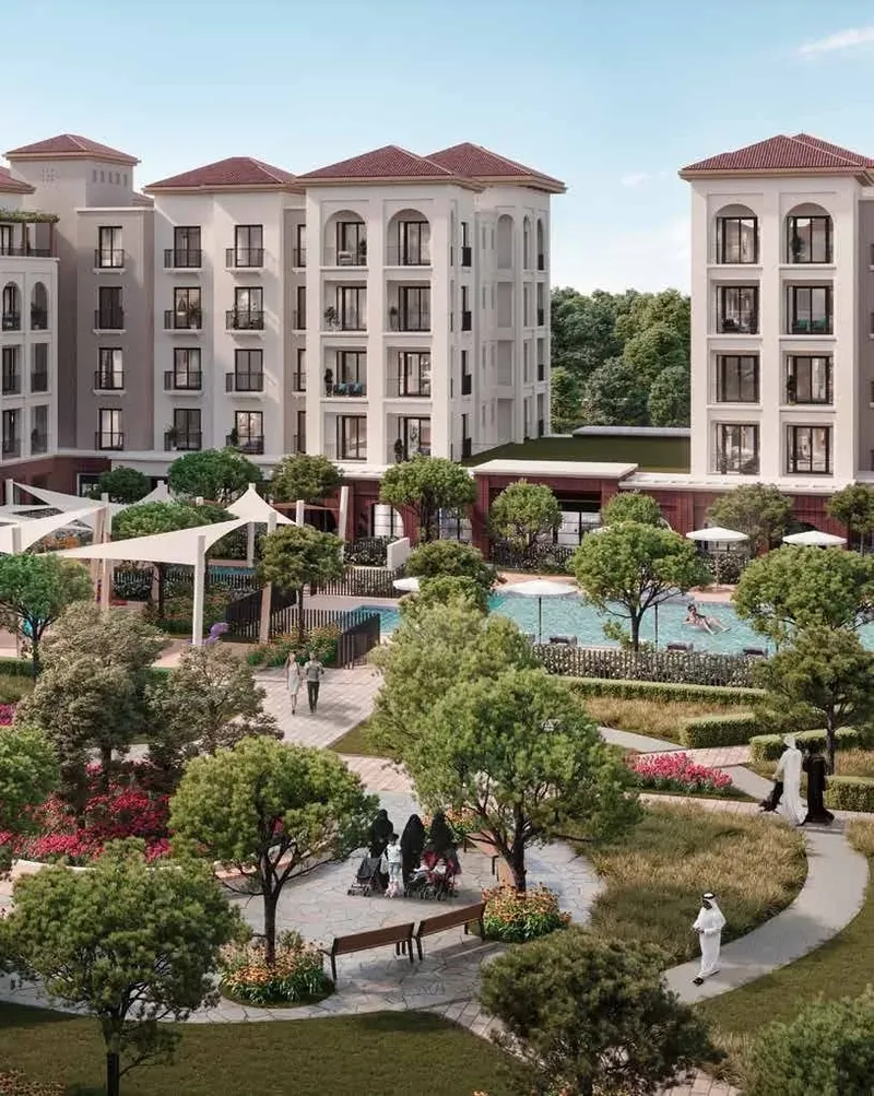Exterior at Bloom Living - Granada in Shakhbout city Abu Dhabi