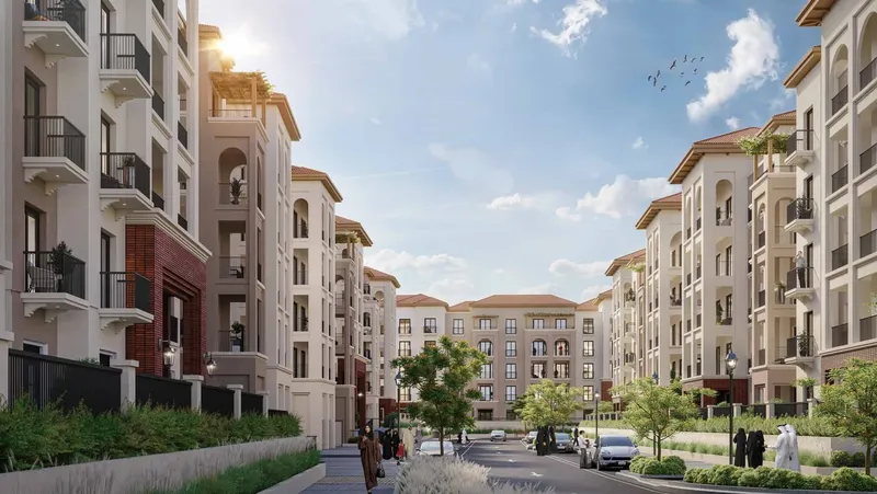 Exterior at Bloom Living - Granada in Shakhbout city Abu Dhabi