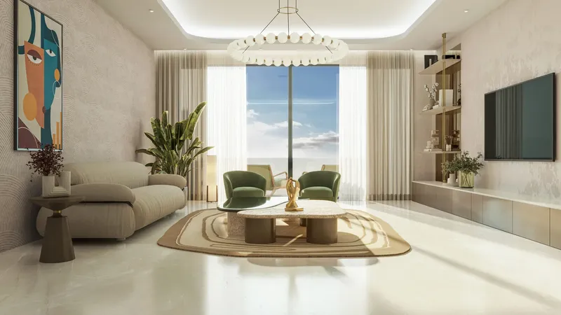 Interior at Blossom 40 in Majan Dubai