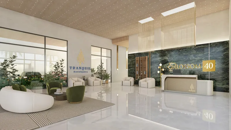 Lobby at Blossom 40 in Majan Dubai