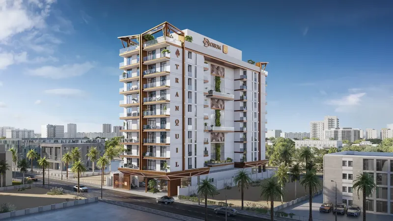 Exterior at Blossom 40 in Majan Dubai