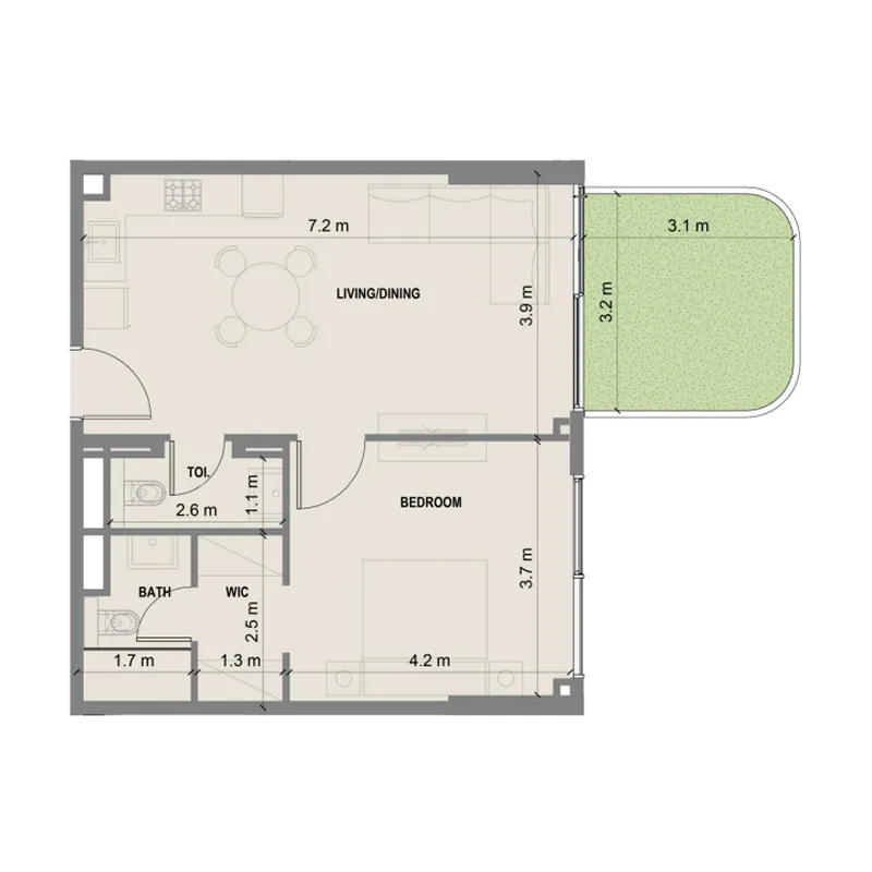 Shakirov Developments Blue Marina Residence floor plan