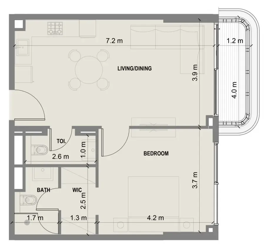 Shakirov Developments Blue Marina Residence floor plan