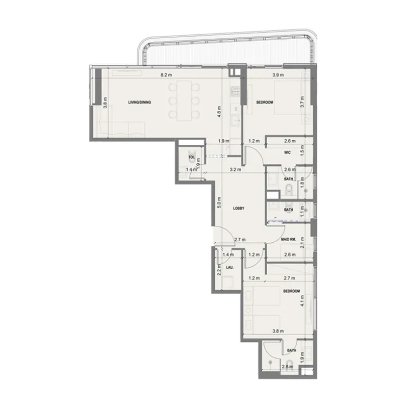 Shakirov Developments Blue Marina Residence floor plan
