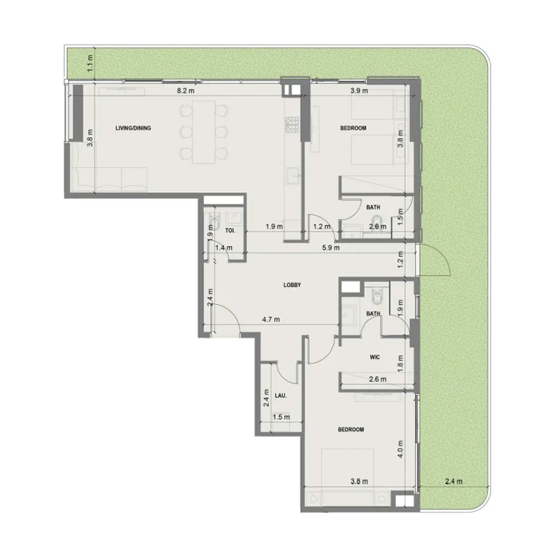 Shakirov Developments Blue Marina Residence floor plan