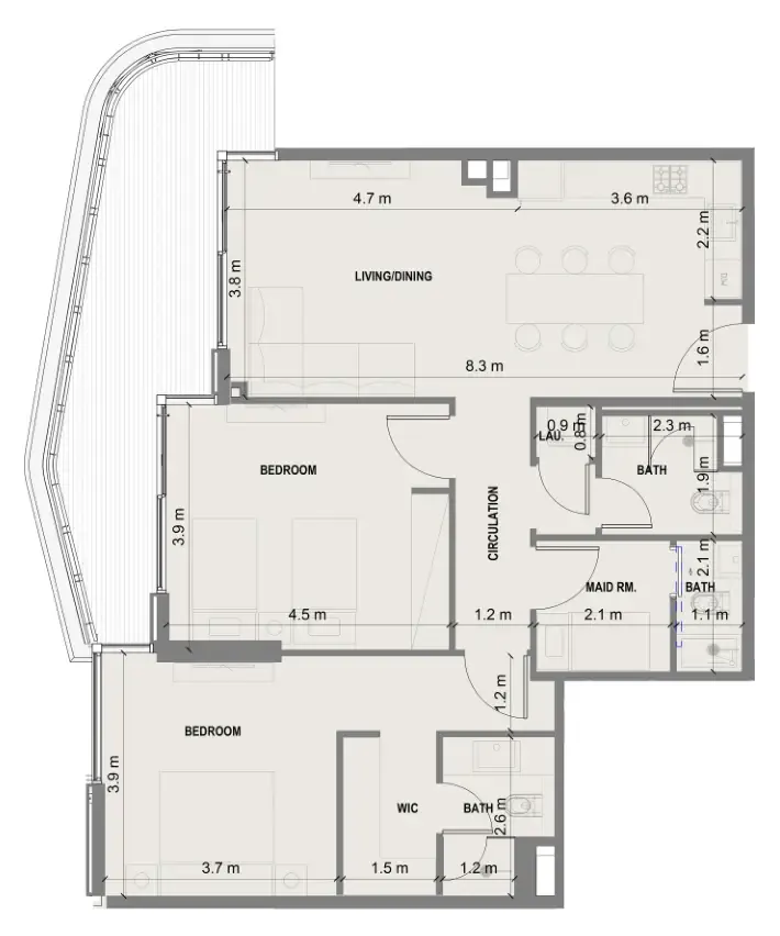 Shakirov Developments Blue Marina Residence floor plan