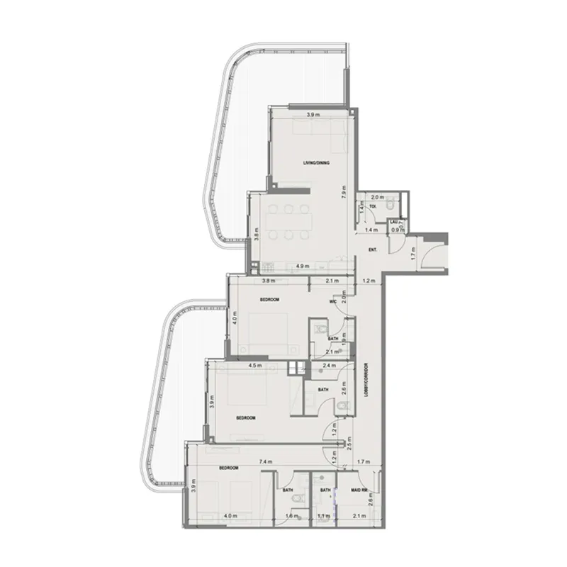 Shakirov Developments Blue Marina Residence floor plan