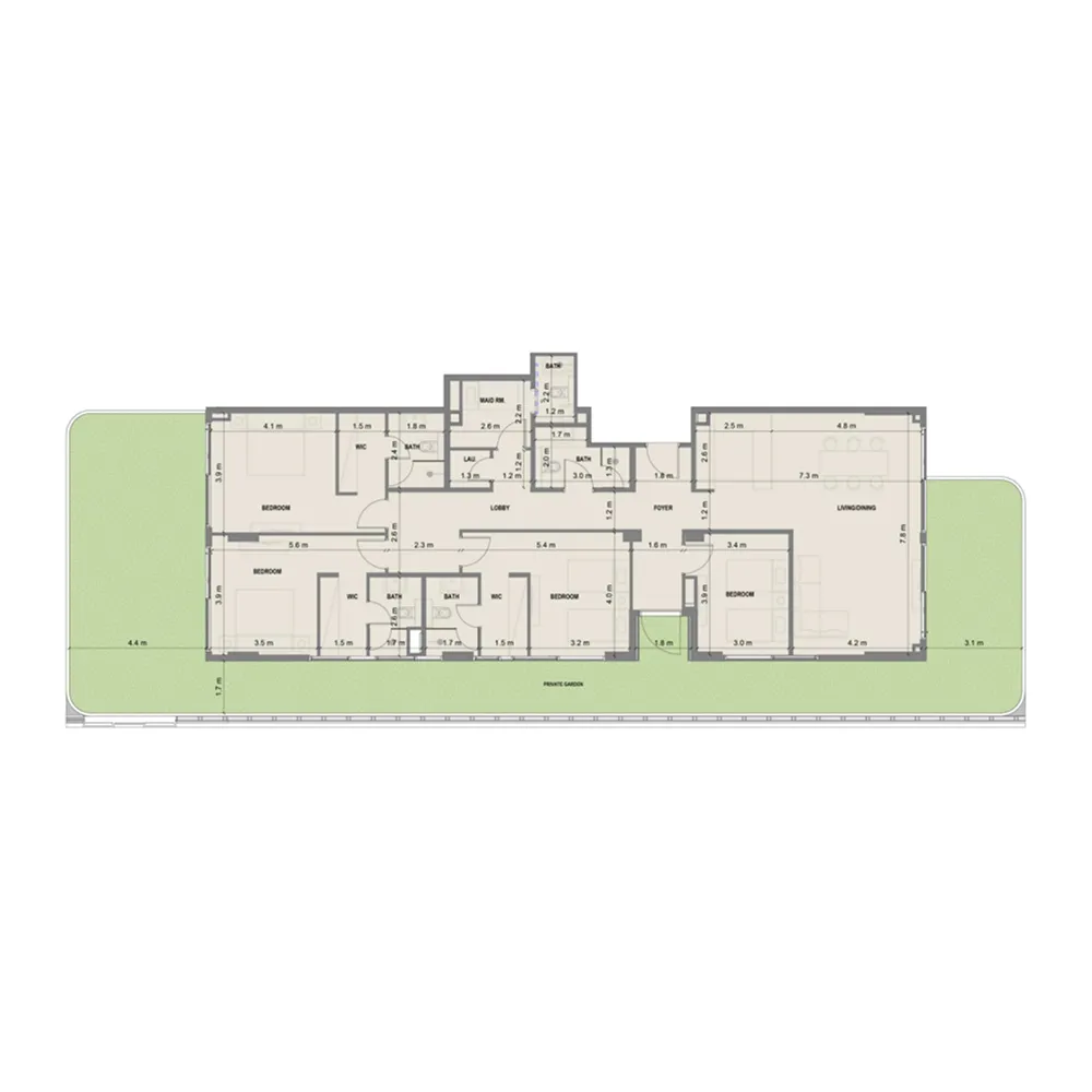 Shakirov Developments Blue Marina Residence floor plan