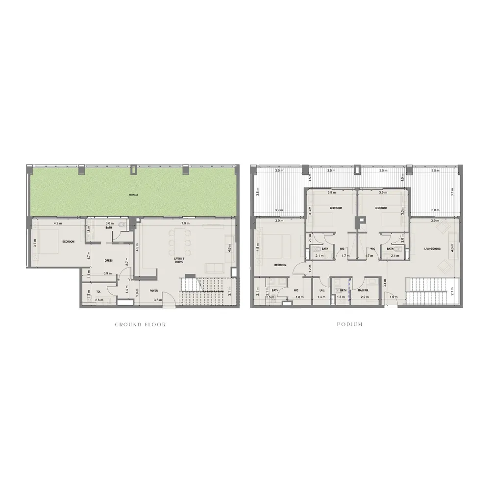 Shakirov Developments Blue Marina Residence floor plan