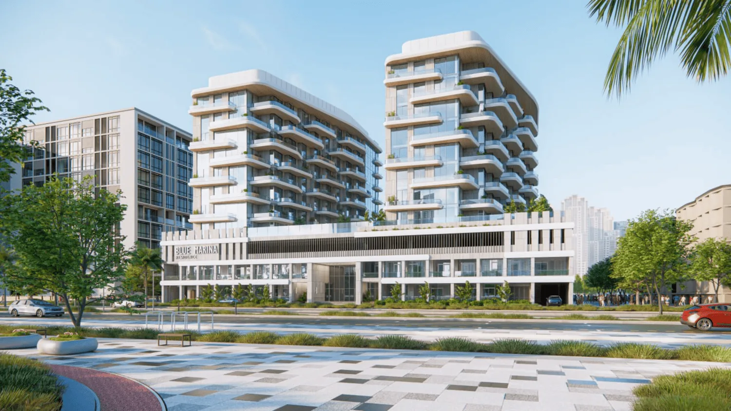 Exterior at Blue Marina Residence in Dubai Islands Dubai