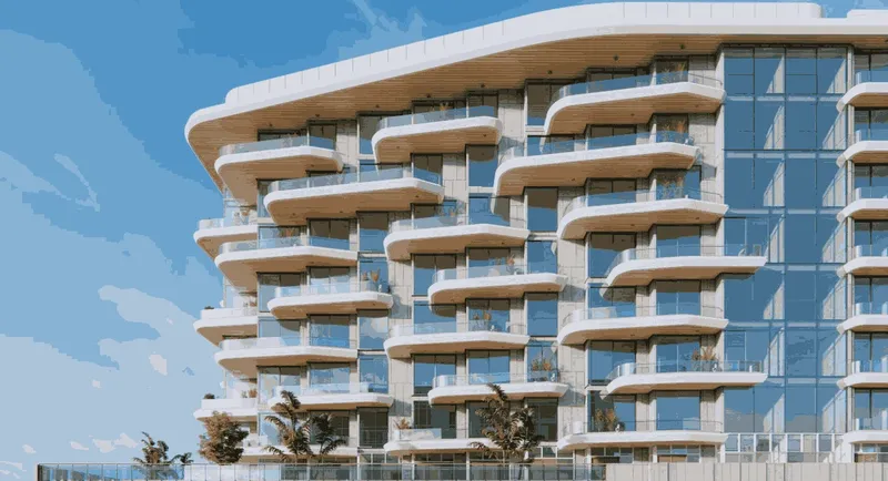 Exterior at Blue Marina Residence in Dubai Islands Dubai