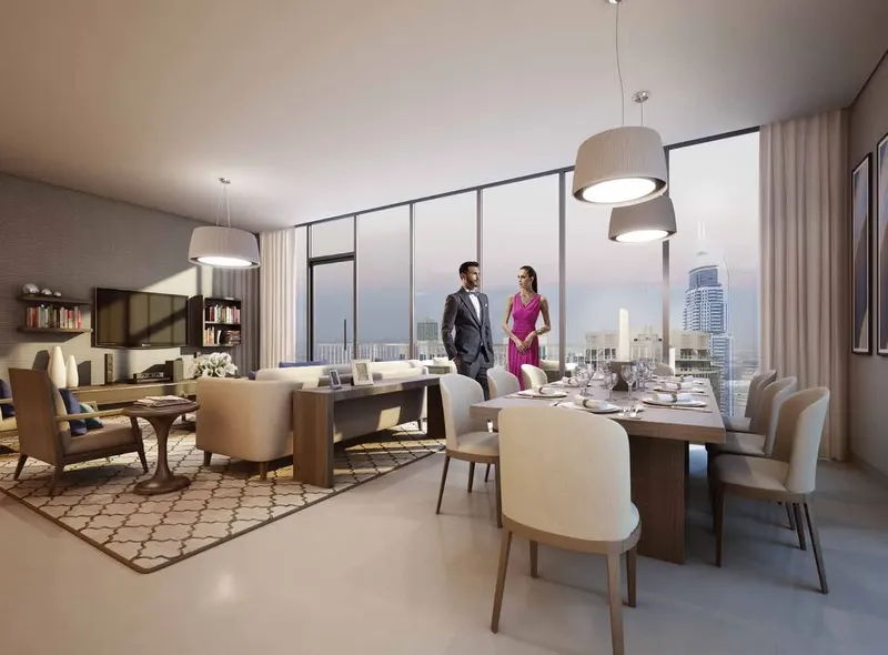 Interior at BLVD Heights in Downtown Dubai Dubai