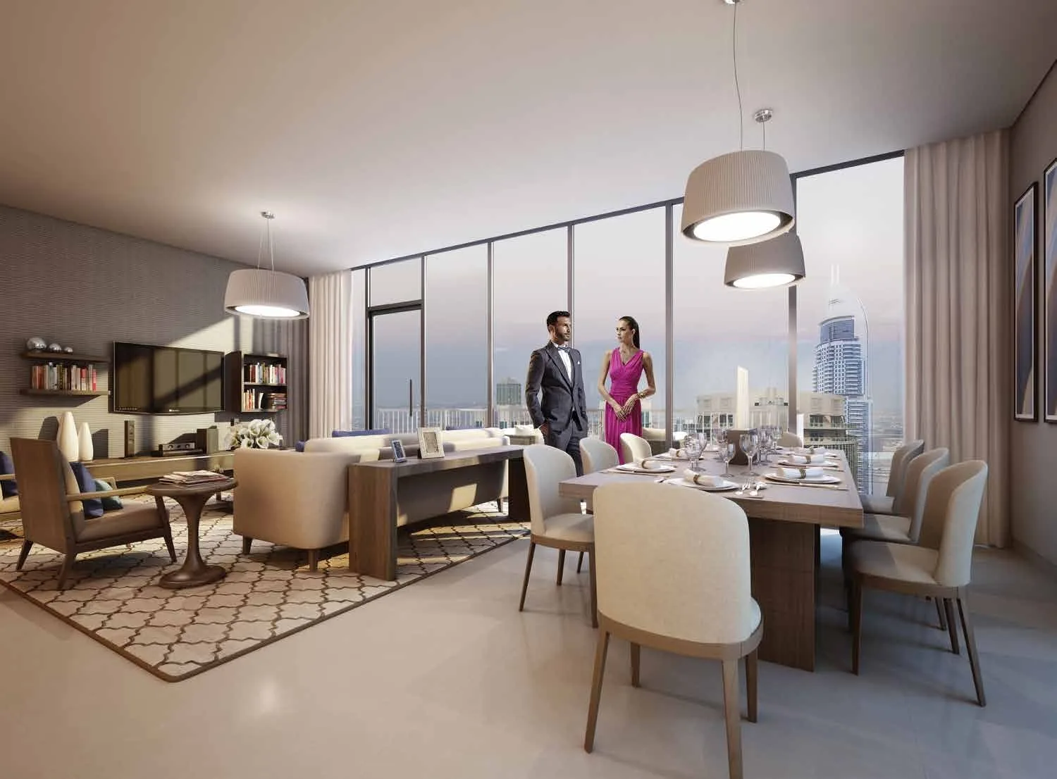 Emaar BLVD Heights Interior