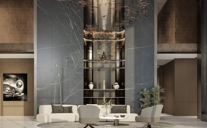 Interior at Bond Enclave in Arjan Dubai
