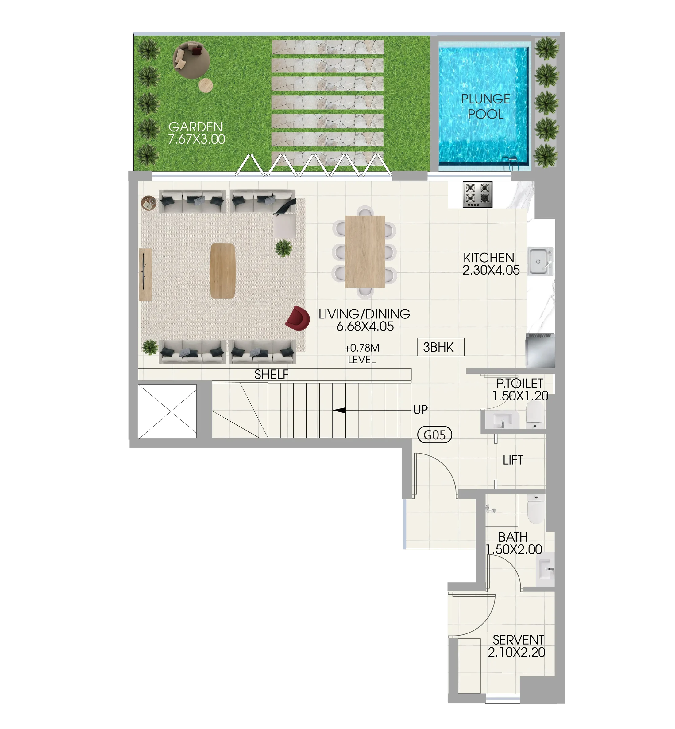Amirah Developments Bonds Avenue floor plan