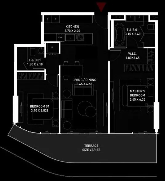 Cosmo Developments Brabus Island floor plan