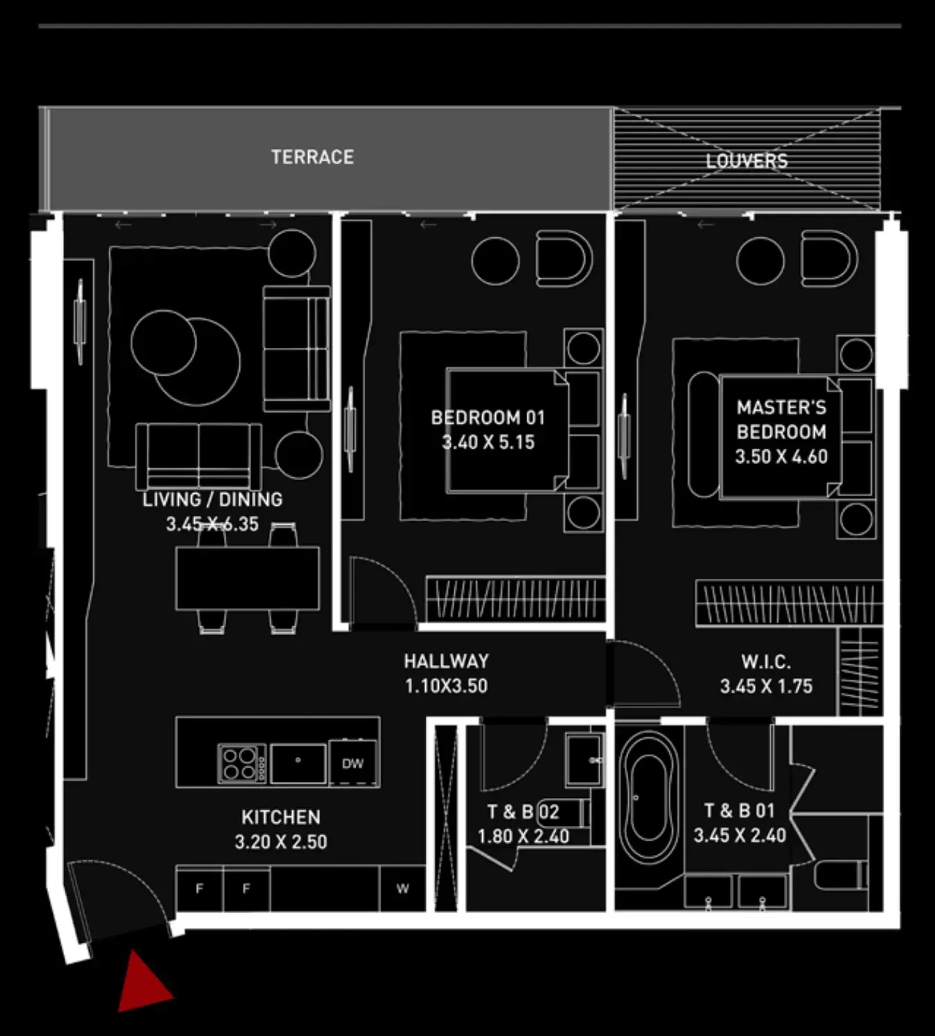 Cosmo Developments Brabus Island floor plan