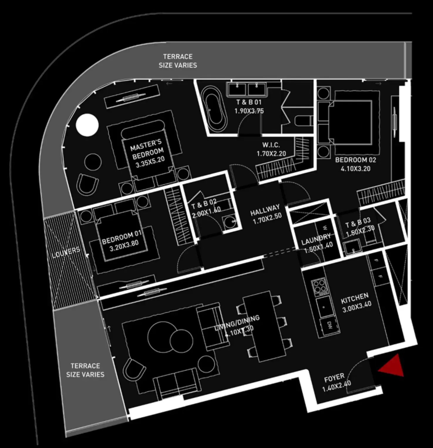 Cosmo Developments Brabus Island floor plan