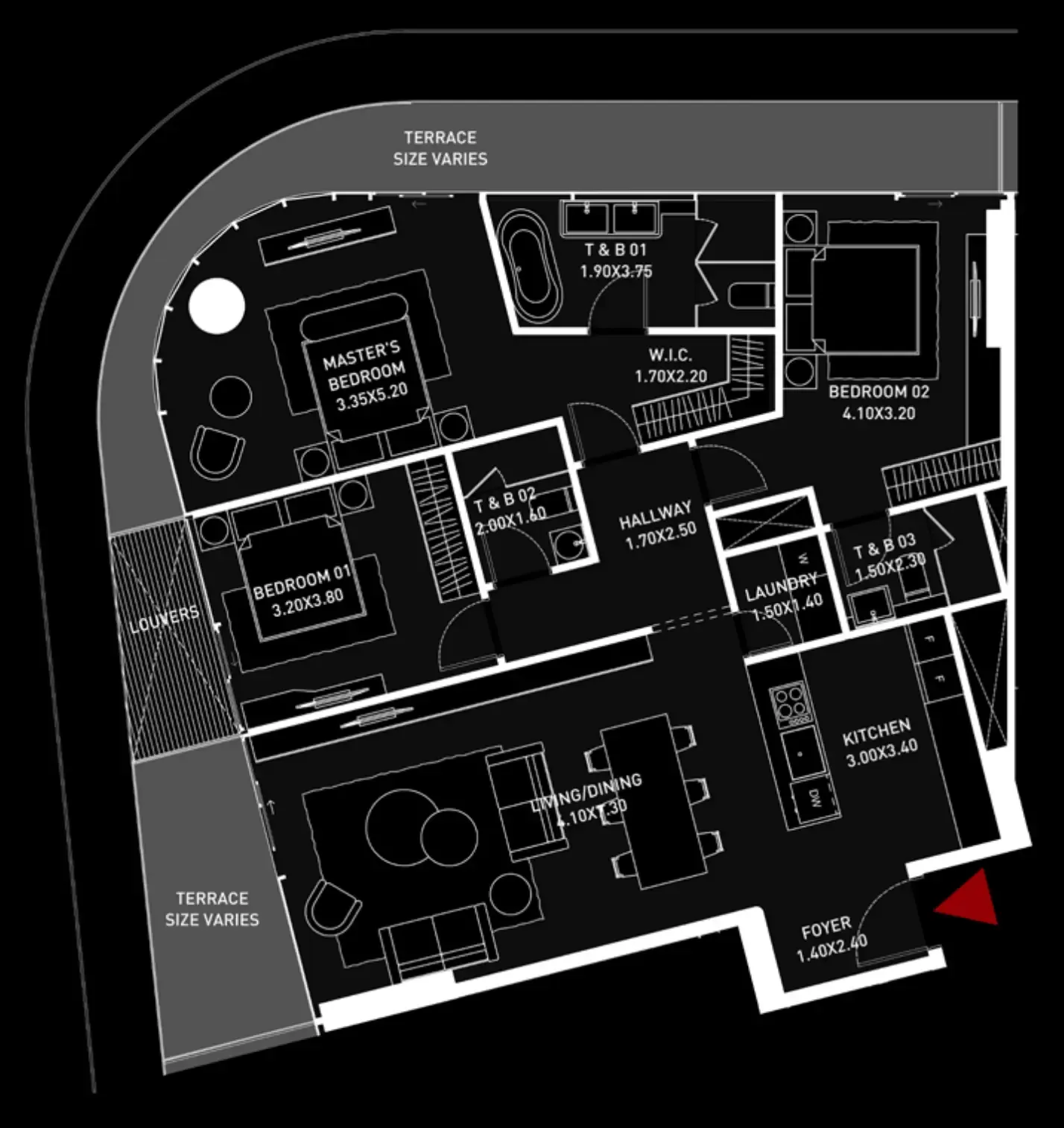 Cosmo Developments Brabus Island floor plan