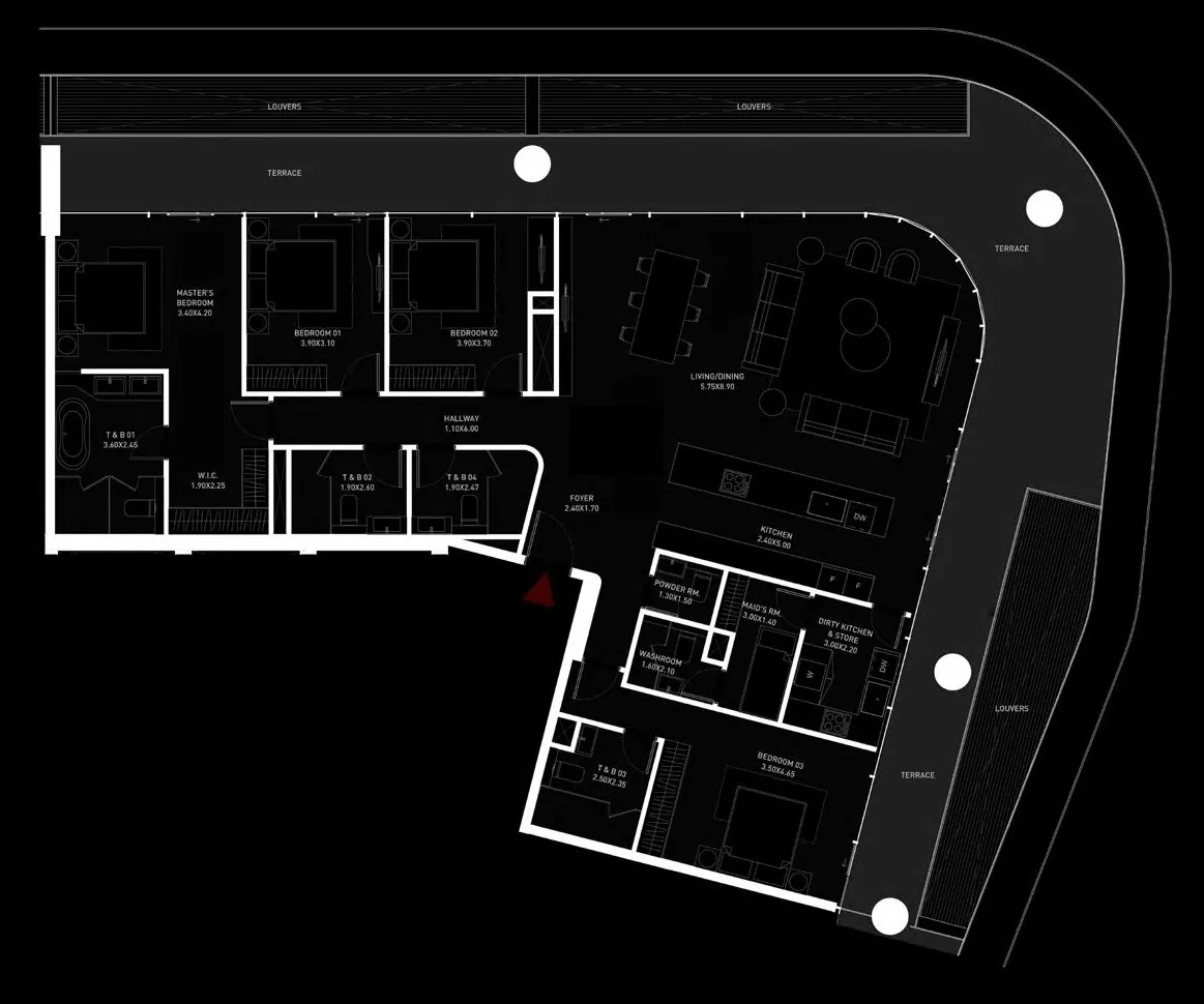 Cosmo Developments Brabus Island floor plan