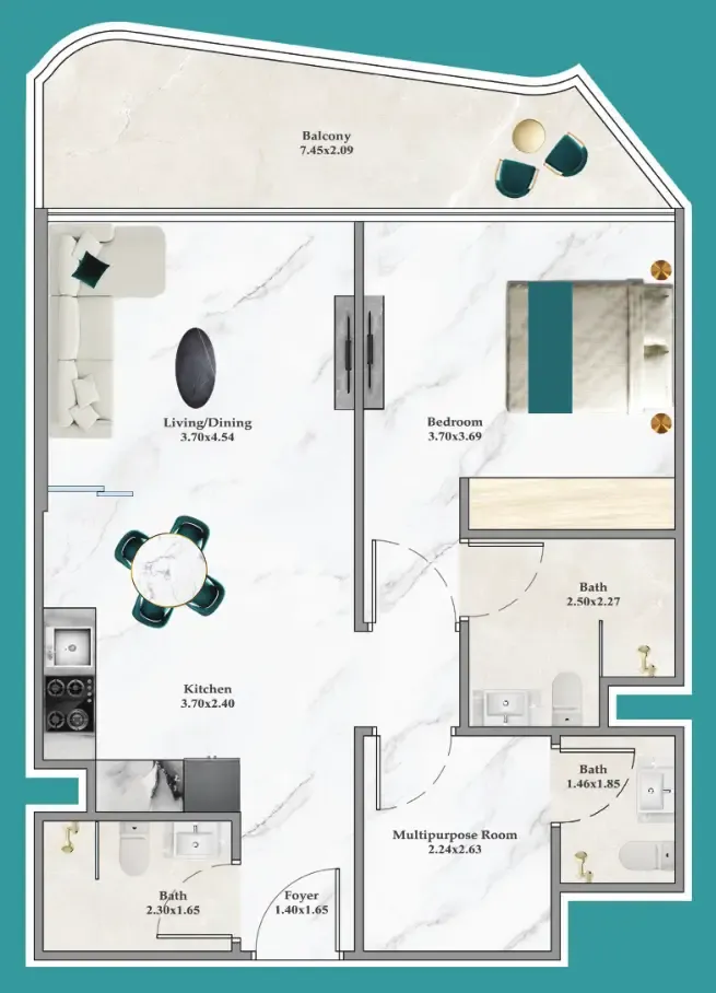 Danube Breez floor plan