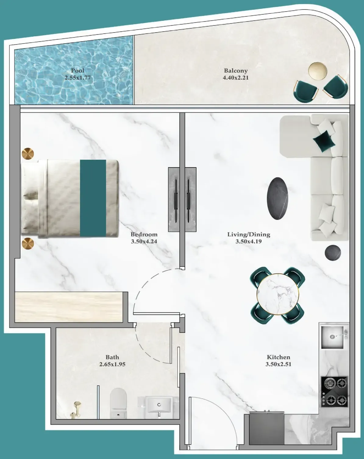 Danube Breez floor plan