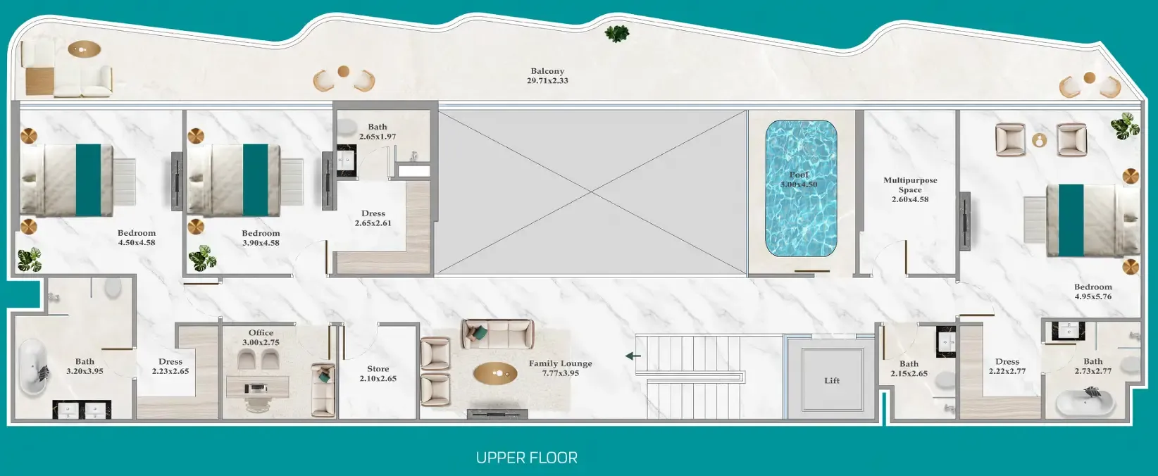 Danube Breez floor plan