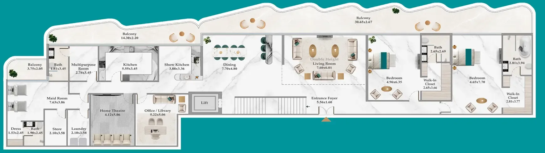 Danube Breez floor plan