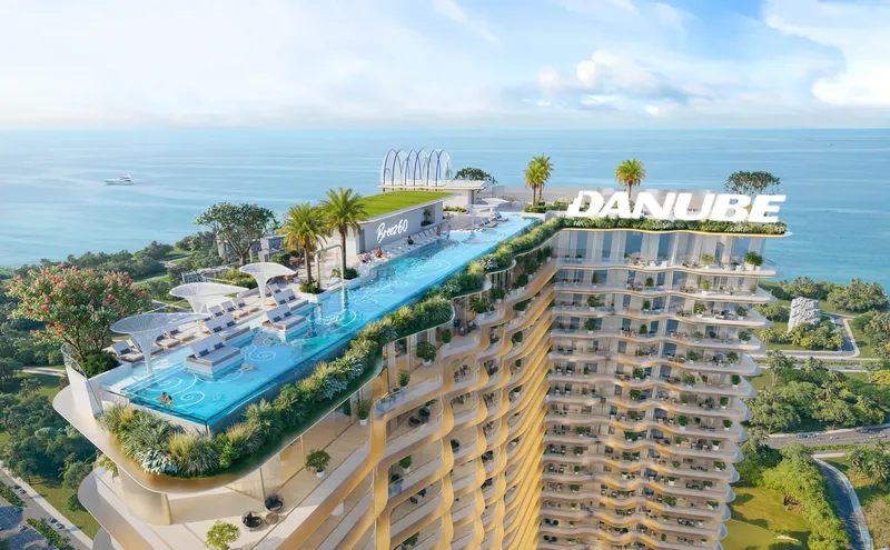 Exterior at Breez in Maritime City Dubai