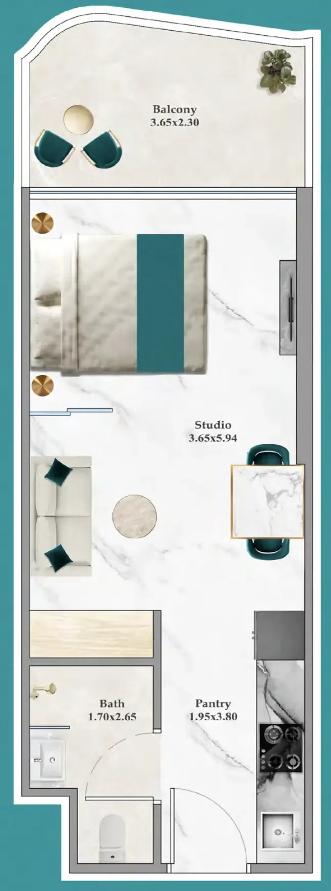 Danube Breez floor plan