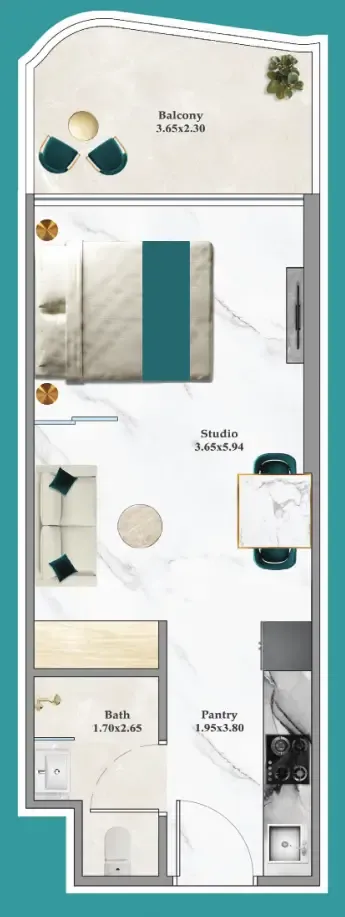 Danube Breez floor plan