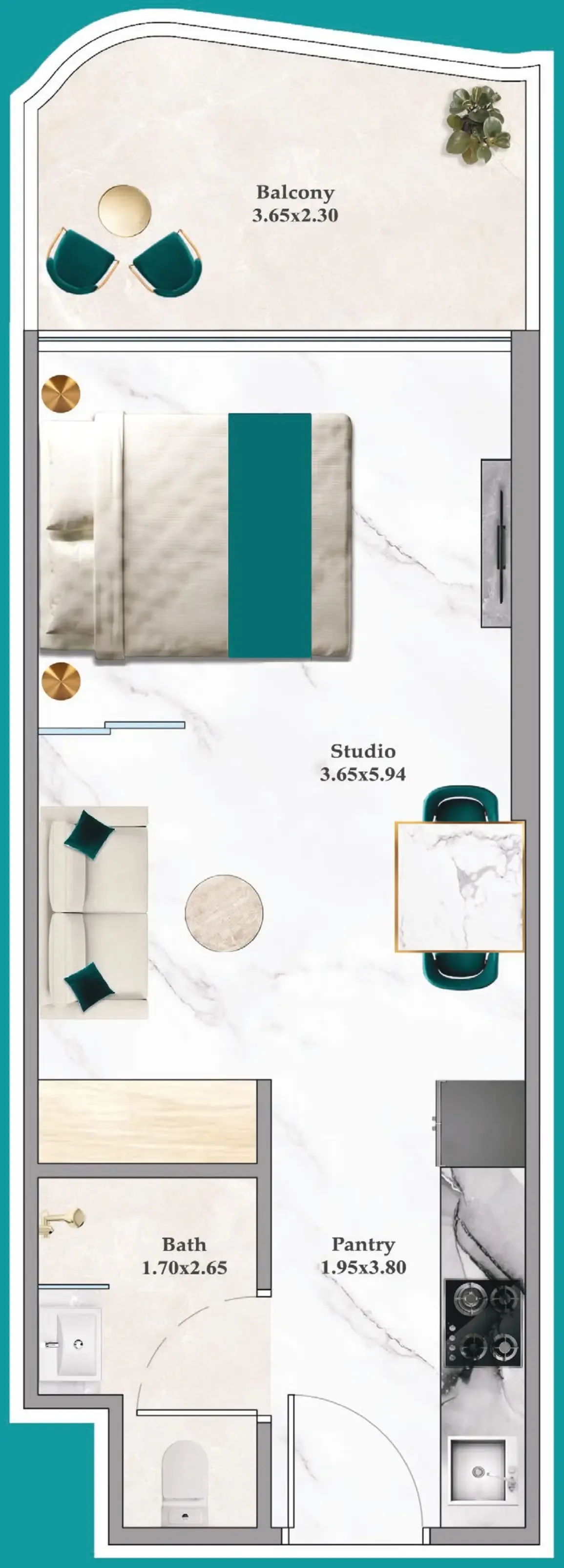 Danube Breez floor plan